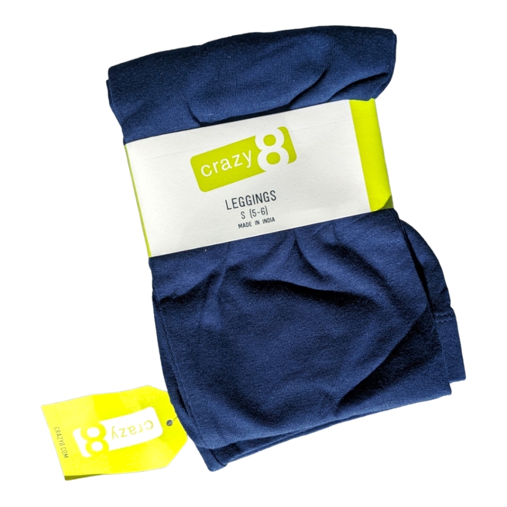 Crazy 8 Girls S 5-6 Blue Leggings